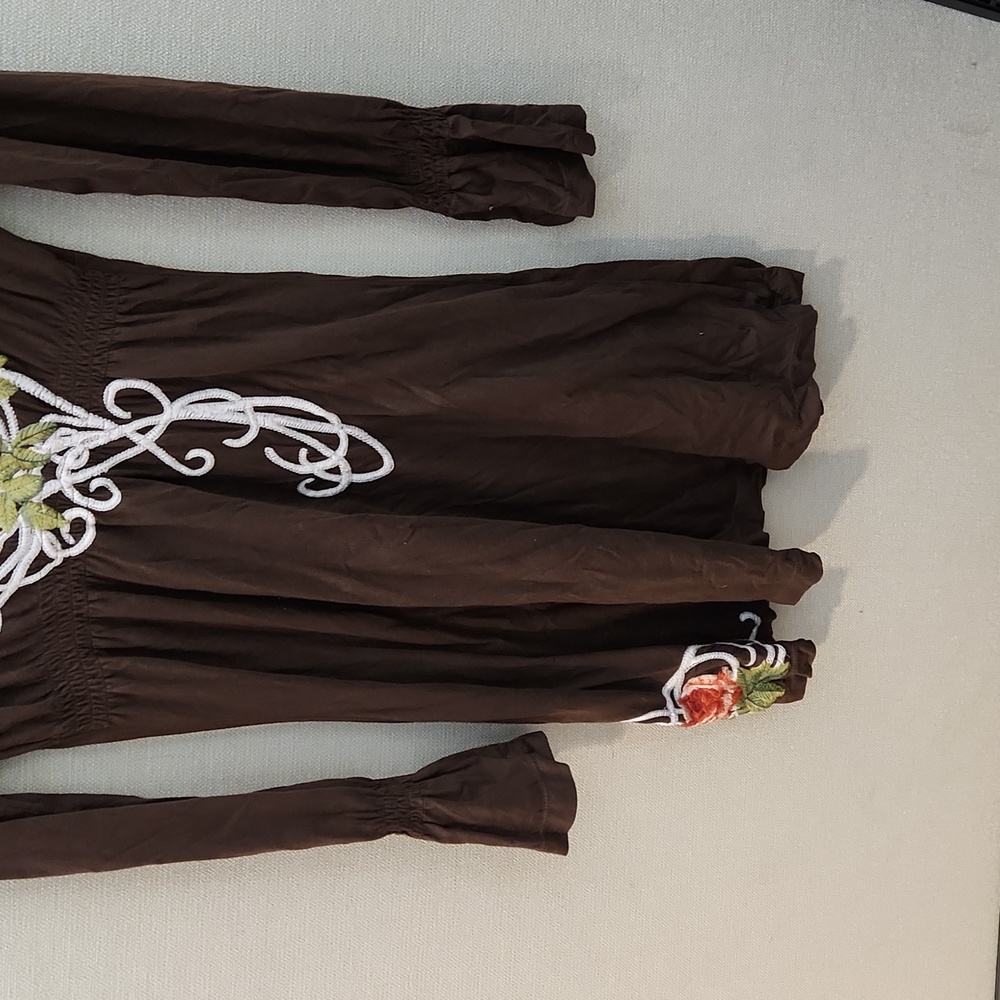 JWLA Embroidered Dress Size Medium - Picture 3 of 15